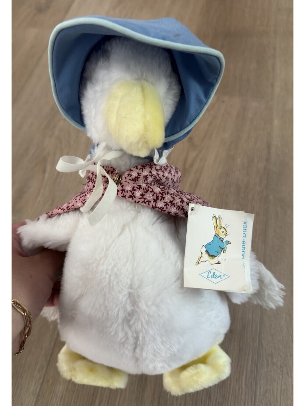 Vintage Eden Jemima Puddle-Duck Plush Beatrix Potter Stuffed Animal w/ Tags 1983